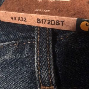 Brand New Carhartt relaxed fit, flannel lined jean